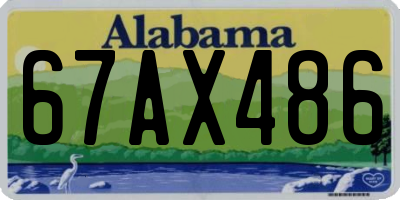 AL license plate 67AX486