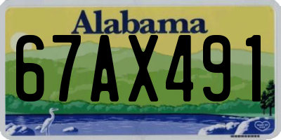 AL license plate 67AX491
