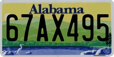 AL license plate 67AX495