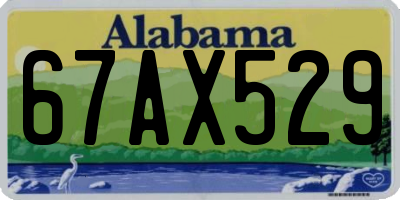AL license plate 67AX529