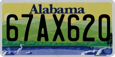 AL license plate 67AX620