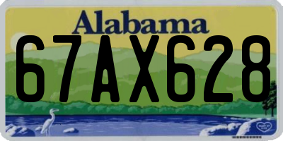 AL license plate 67AX628