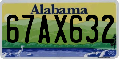 AL license plate 67AX632