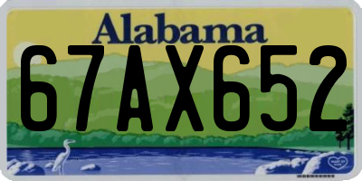 AL license plate 67AX652