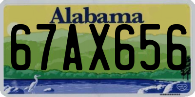 AL license plate 67AX656