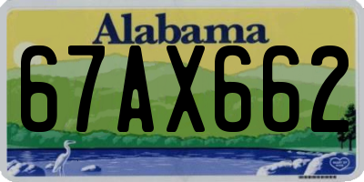 AL license plate 67AX662