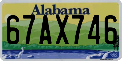 AL license plate 67AX746