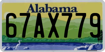 AL license plate 67AX779
