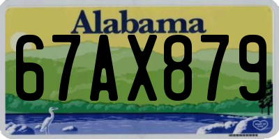 AL license plate 67AX879