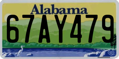 AL license plate 67AY479