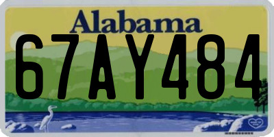 AL license plate 67AY484