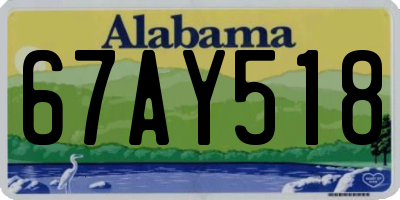 AL license plate 67AY518