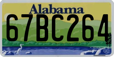 AL license plate 67BC264