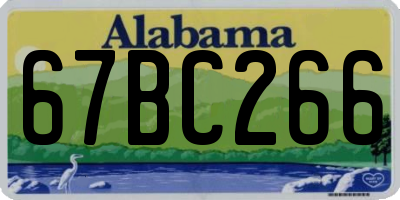 AL license plate 67BC266