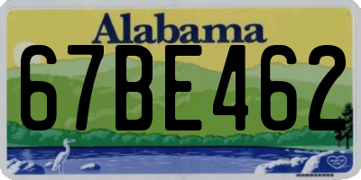 AL license plate 67BE462