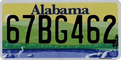 AL license plate 67BG462