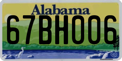 AL license plate 67BH006