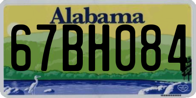AL license plate 67BH084