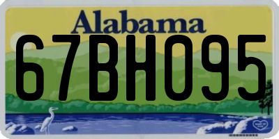 AL license plate 67BH095
