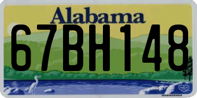AL license plate 67BH148