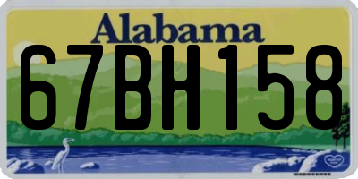 AL license plate 67BH158