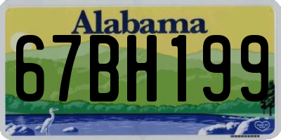 AL license plate 67BH199
