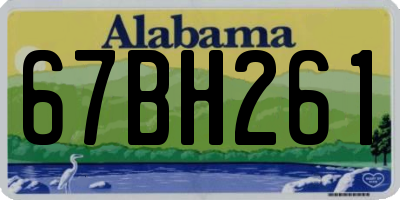 AL license plate 67BH261