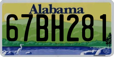 AL license plate 67BH281