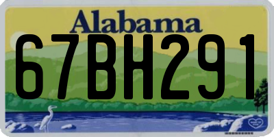 AL license plate 67BH291