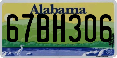 AL license plate 67BH306