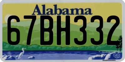 AL license plate 67BH332