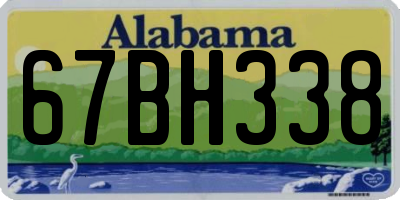 AL license plate 67BH338