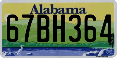 AL license plate 67BH364