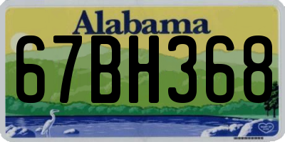 AL license plate 67BH368