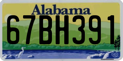 AL license plate 67BH391