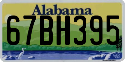 AL license plate 67BH395