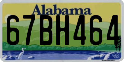 AL license plate 67BH464