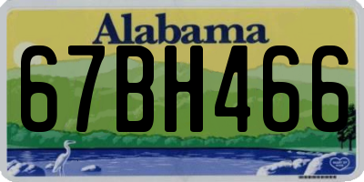 AL license plate 67BH466