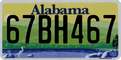 AL license plate 67BH467