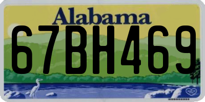 AL license plate 67BH469