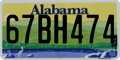 AL license plate 67BH474