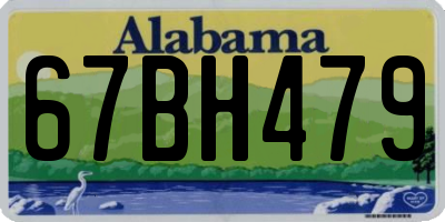 AL license plate 67BH479