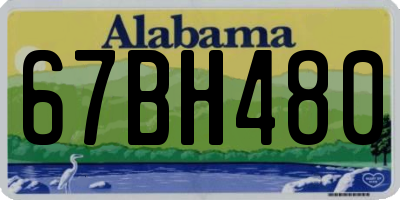 AL license plate 67BH480