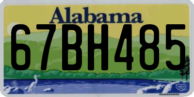 AL license plate 67BH485