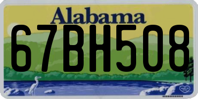 AL license plate 67BH508