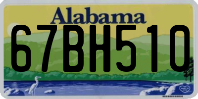 AL license plate 67BH510