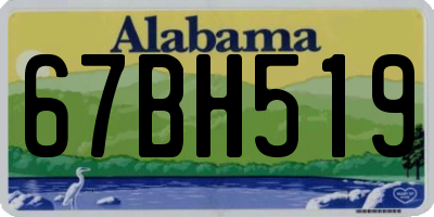 AL license plate 67BH519