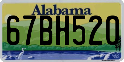 AL license plate 67BH520