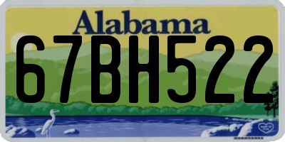 AL license plate 67BH522