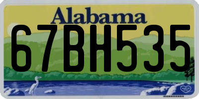 AL license plate 67BH535